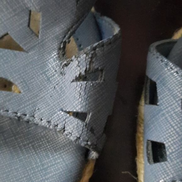 Croft & Barrow with Ortholite Wedge Heel Strap Back Open Toe Sandal Size 7M. - Picture 2 of 7